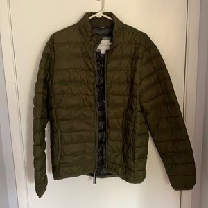 Old Navy Green Water-Resistant Puffer Jacket